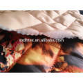 printed waterproof winter thermal double-faced quilting fabric for women's garment